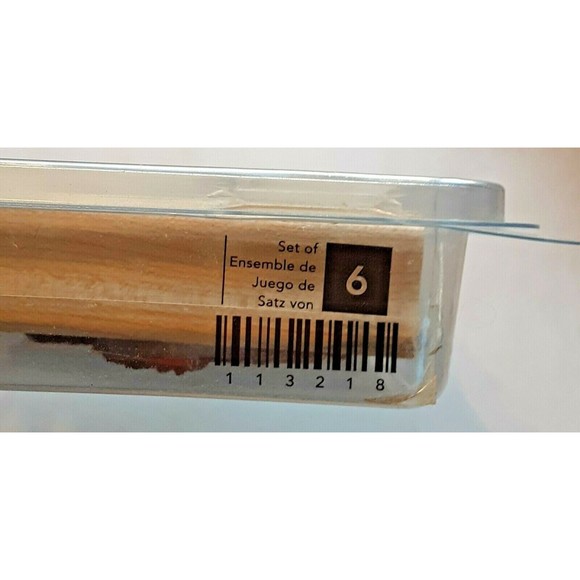 Retired Stampin' Up! "Friends 24-7" Stamp Set Wood Mounted Floral Bird - Picture 9 of 9